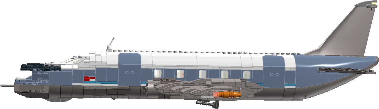 Lego Ideaslego Ideas Vintage Jet Png Jet Lego Ideas - Airbus A380 (1431x665), Png Download