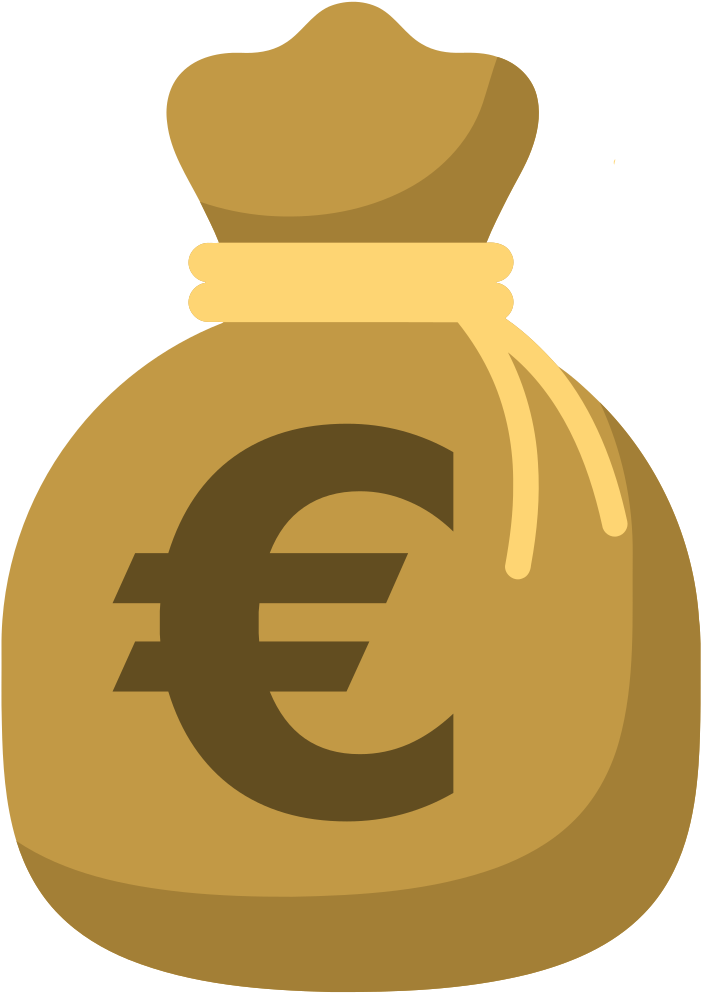 Money Bag Coin Pound Sterling - Money Bag (529x750), Png Download