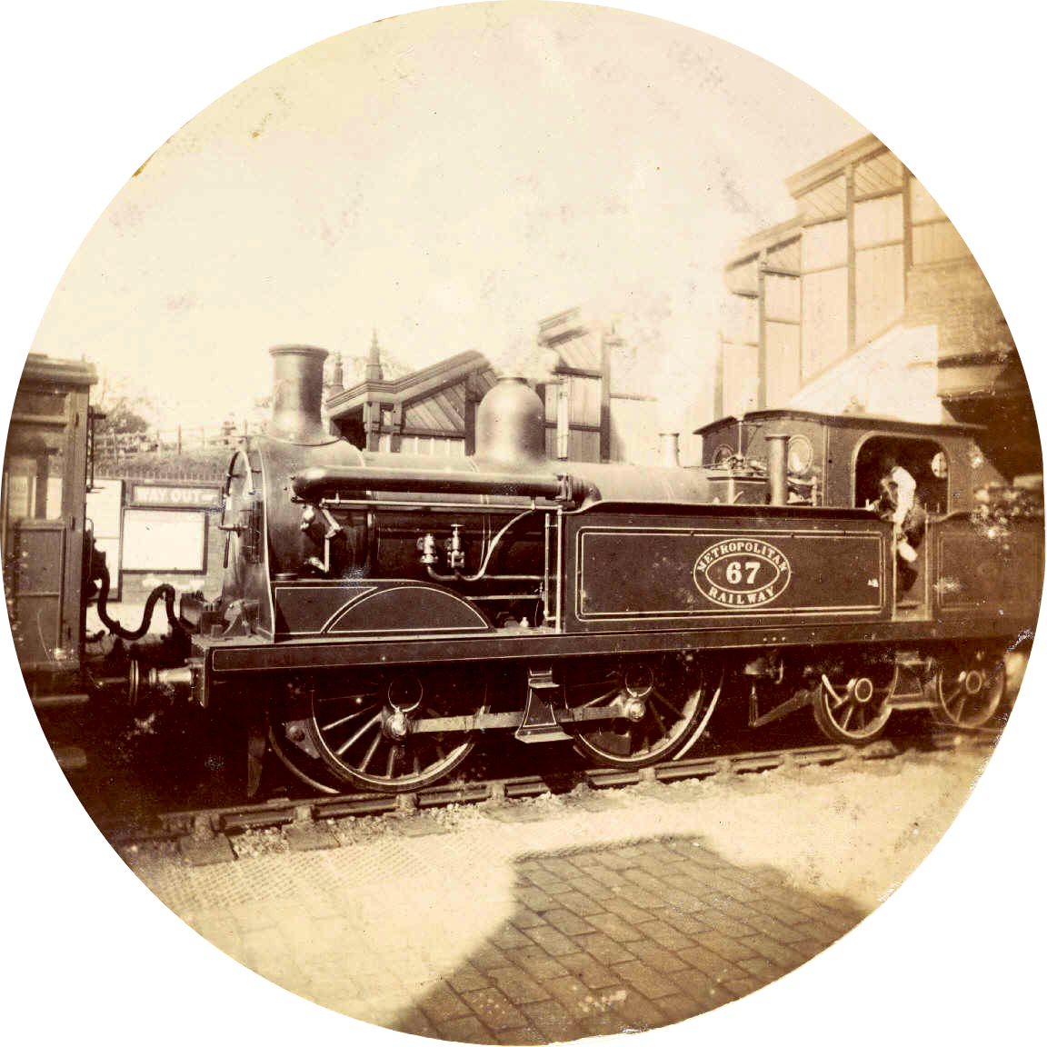 Metropolitan Railway Steam Locomotive 2781022036 - Coldtrainblues: Coldtrainblues Ii: Funkin Da Blues (1152x1152), Png Download