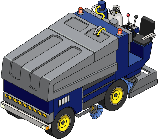 Fg Decoration Zamboni - Garbage Truck (602x478), Png Download