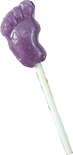 Png Royalty Free Lollipop Clipart Paletas - Purple (240x510), Png Download