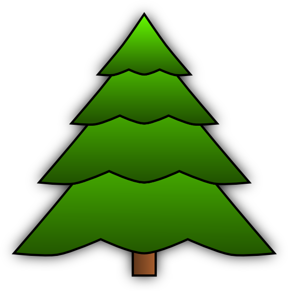 Pine - Tree - Clipart - Png - Tree Clip Art (600x600), Png Download