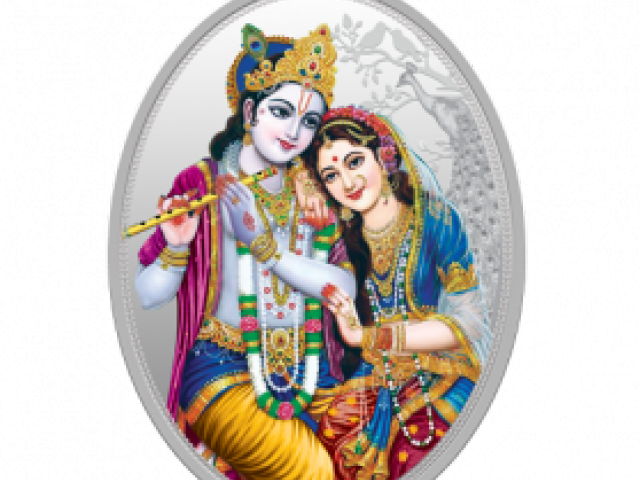 Radha Krishna Png Transparent Images - Radha Krishna Vibrant Hd (640x480), Png Download
