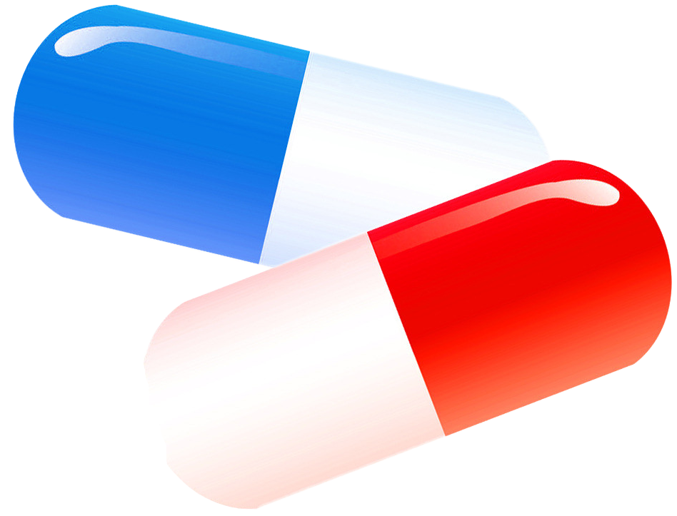 Cartoon Blue Pills Transprent Png Free Download - Pills Cartoon Png (958x729), Png Download