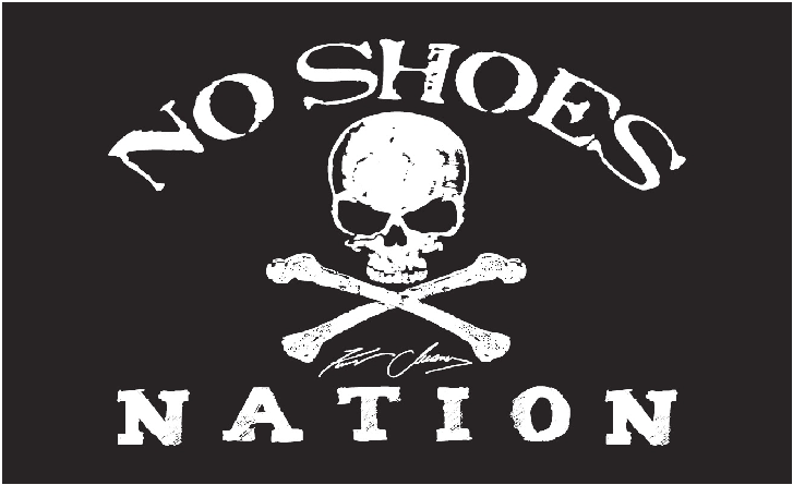 Kenny Chesney No Shoes Nation Black Flag-3' X 5' Large - No Shoes Nation Flag (800x800), Png Download