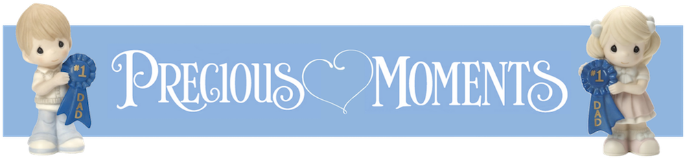 Precious Moments - Father's Day - Precious Moments, 1 Mom, Bisque Porcelain Figurine, (1024x251), Png Download