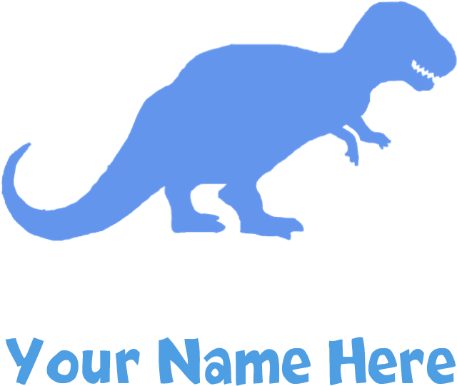 Tyrannosaurus Rex Silhouette T-shirt - Bear Cub Silhouette (700x700), Png Download