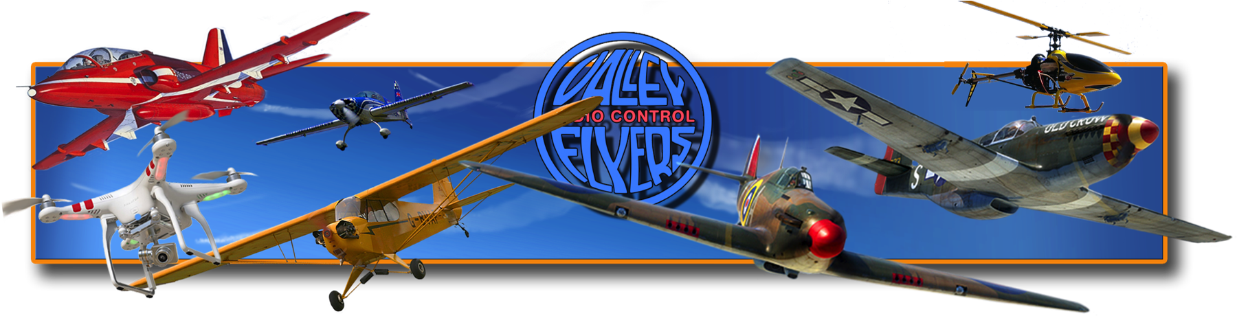 Welcome To The San Fernando Valley Rc Flyers Web Site - Propeller-driven Aircraft (1850x468), Png Download