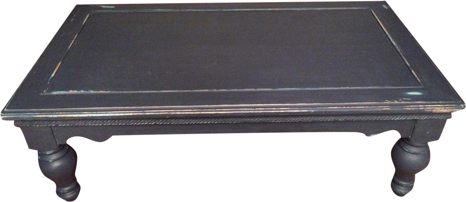 Distressed Blue Shabby Chic Coffee Table Chairish Shabby - Shabby Chic (1632x1224), Png Download