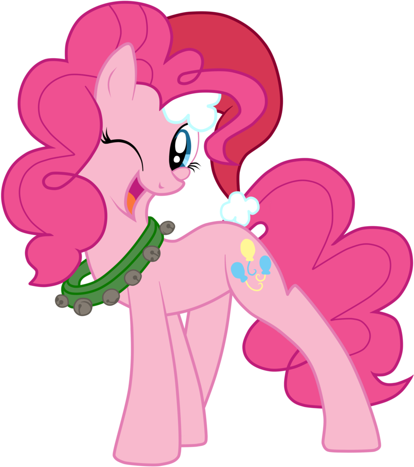 Absurd Res, Artist - My Little Pony Christmas Pinkie Pie (882x1024), Png Download