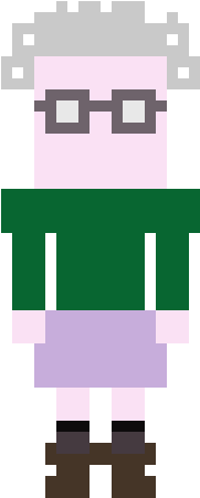 Granny - Cartoon (300x510), Png Download