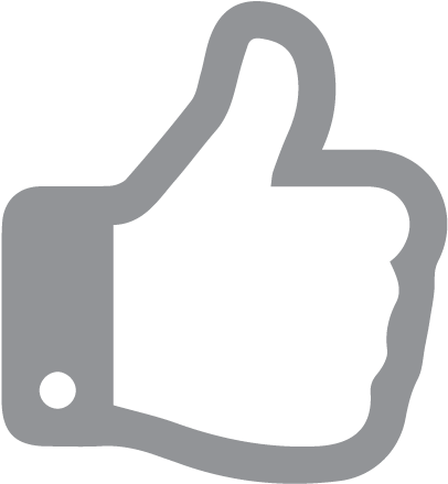 Redes Sociales Gris - Fa Thumbs O Up (451x451), Png Download