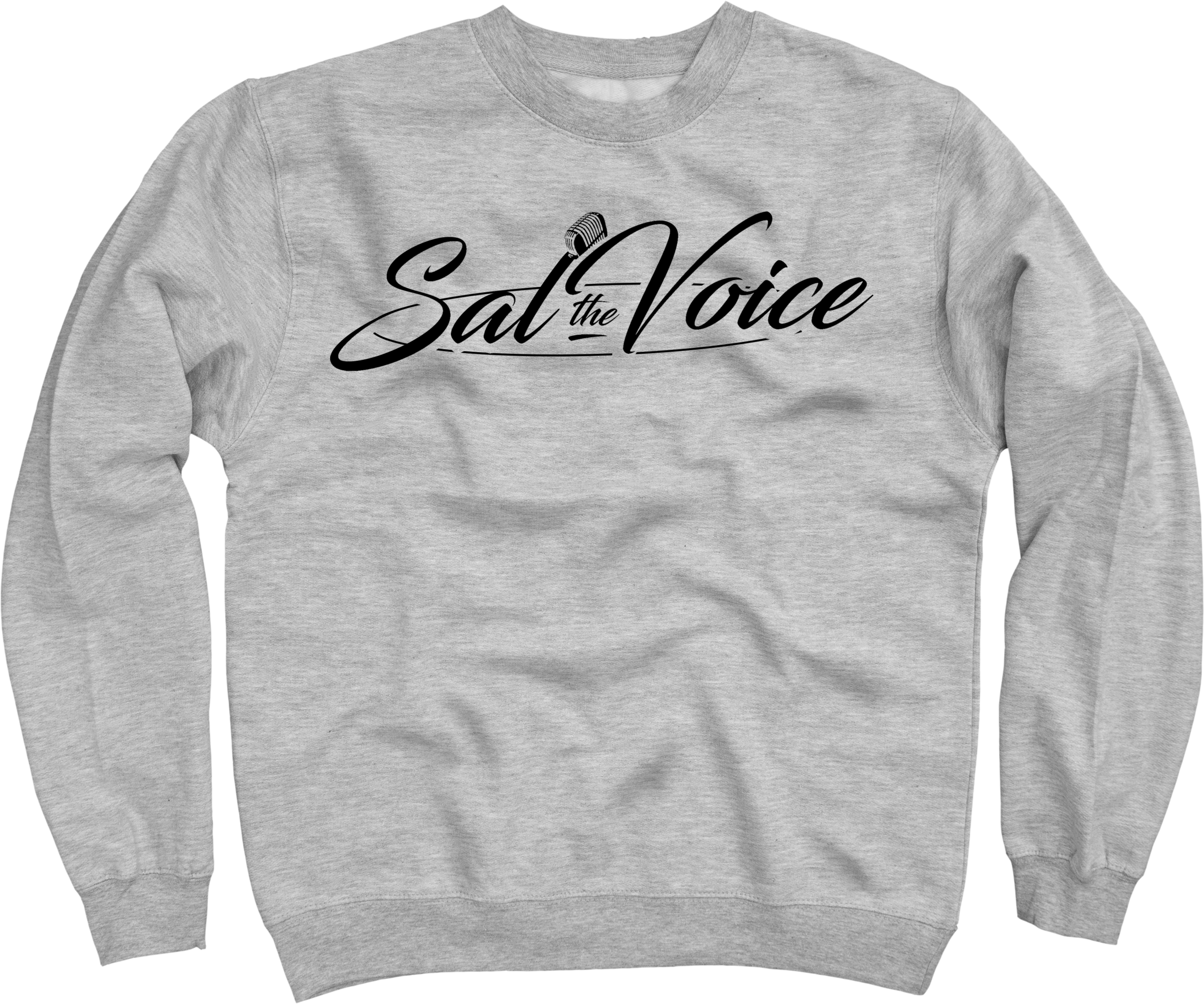 Sal The Voice Crew Neck Sweatshirt $45 - Long-sleeved T-shirt (2473x2063), Png Download