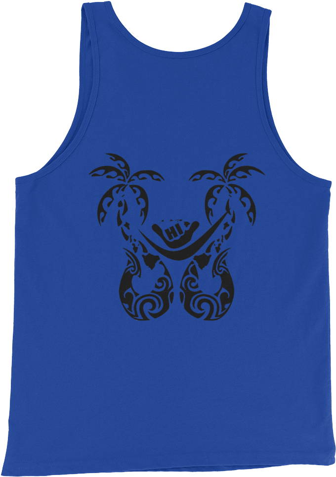 Hangloose Logo Bw Palms W (1000x1000), Png Download