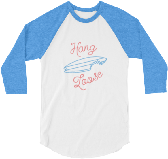 Hang Loose Baseball Tee - Indiana Shirts (600x600), Png Download