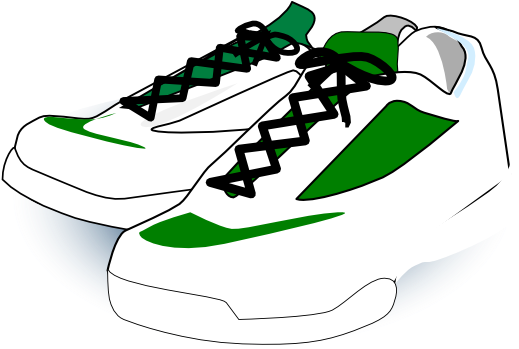 Tms Cheer Shoes Clip Art - Shoes Clip Art (600x348), Png Download