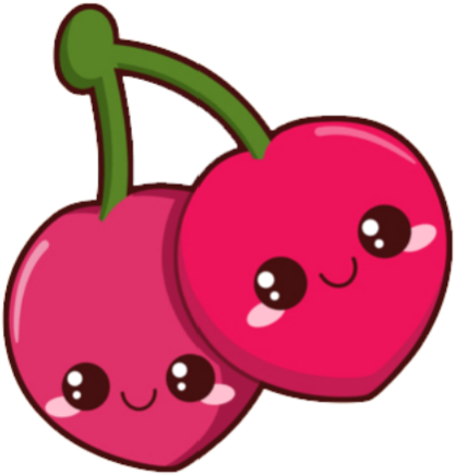 By Sauki Princess On Deviantart Saukiprincess - Kawaii Cherry (595x620), Png Download