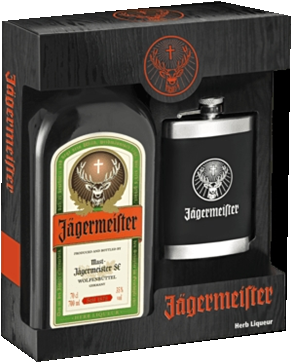 Jagermeister - Jagermeister Flask (312x559), Png Download
