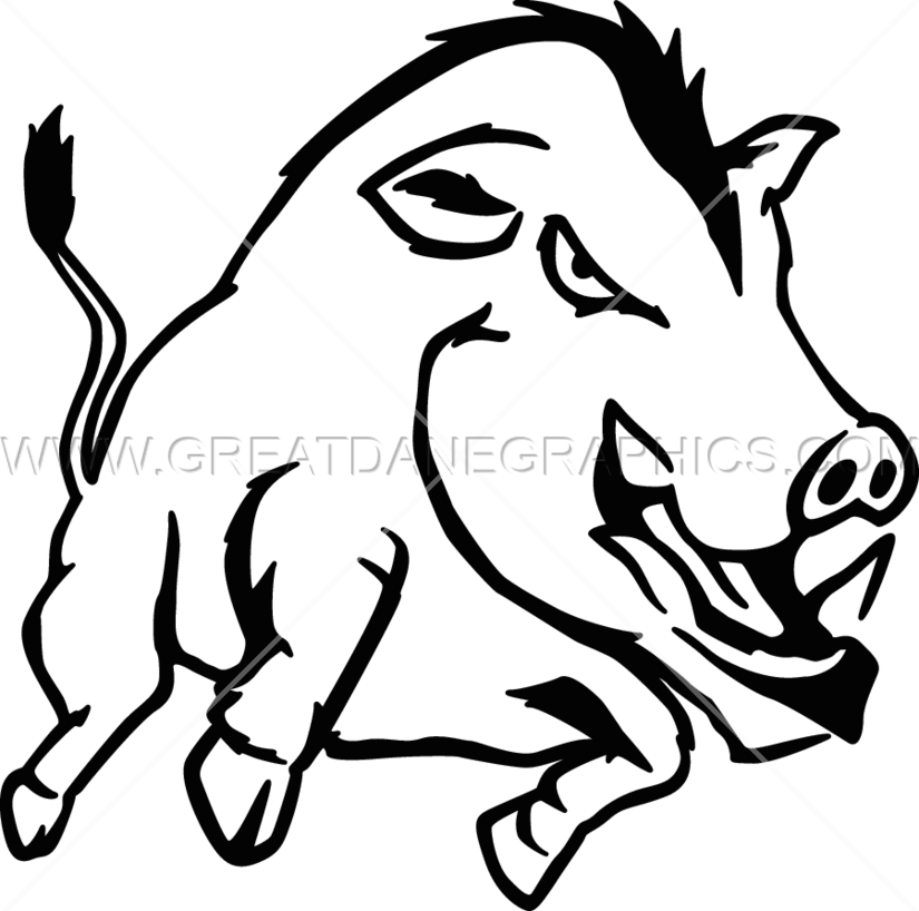 Drawn Boar Translucent - Arkansas Razorbacks (825x818), Png Download