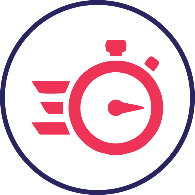 Quick Turnaround - Service Delivery Icon (666x666), Png Download