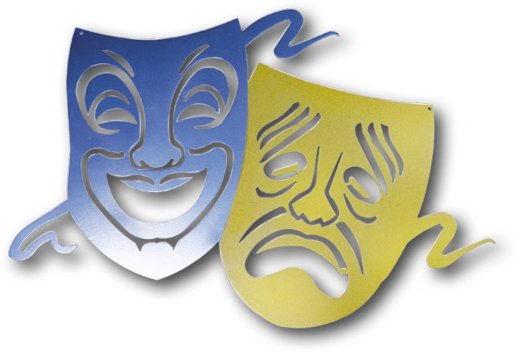 Comedy/tragedy Metal - Portable Network Graphics (765x650), Png Download