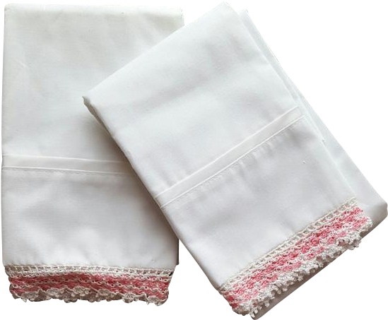 This Pair Of Crisp White Pillowcases Have Never Been - Silk (548x548), Png Download