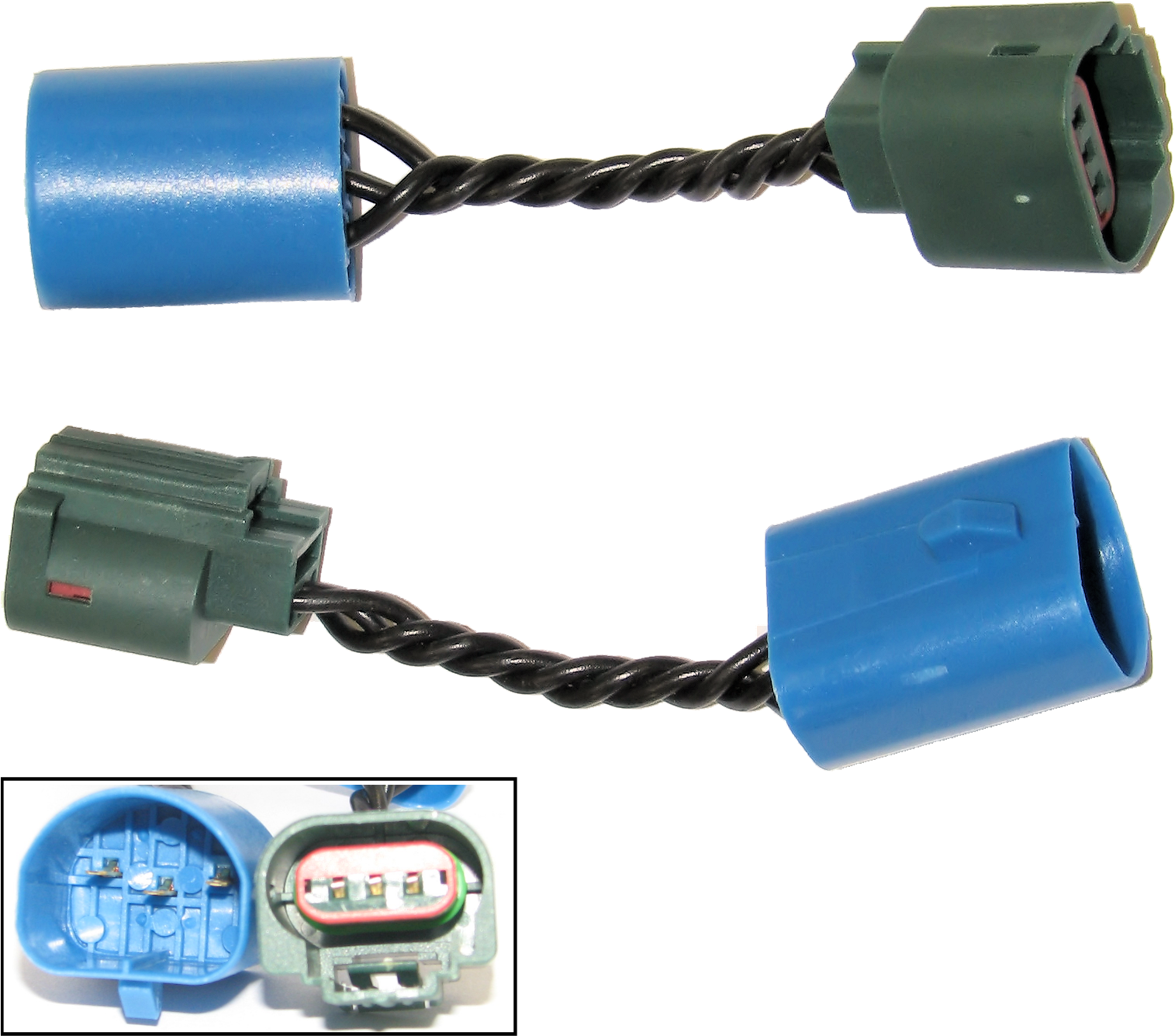 9007-9008 Plug & Play Conversion Pigtails - H13 Vs 9007 (1514x1356), Png Download