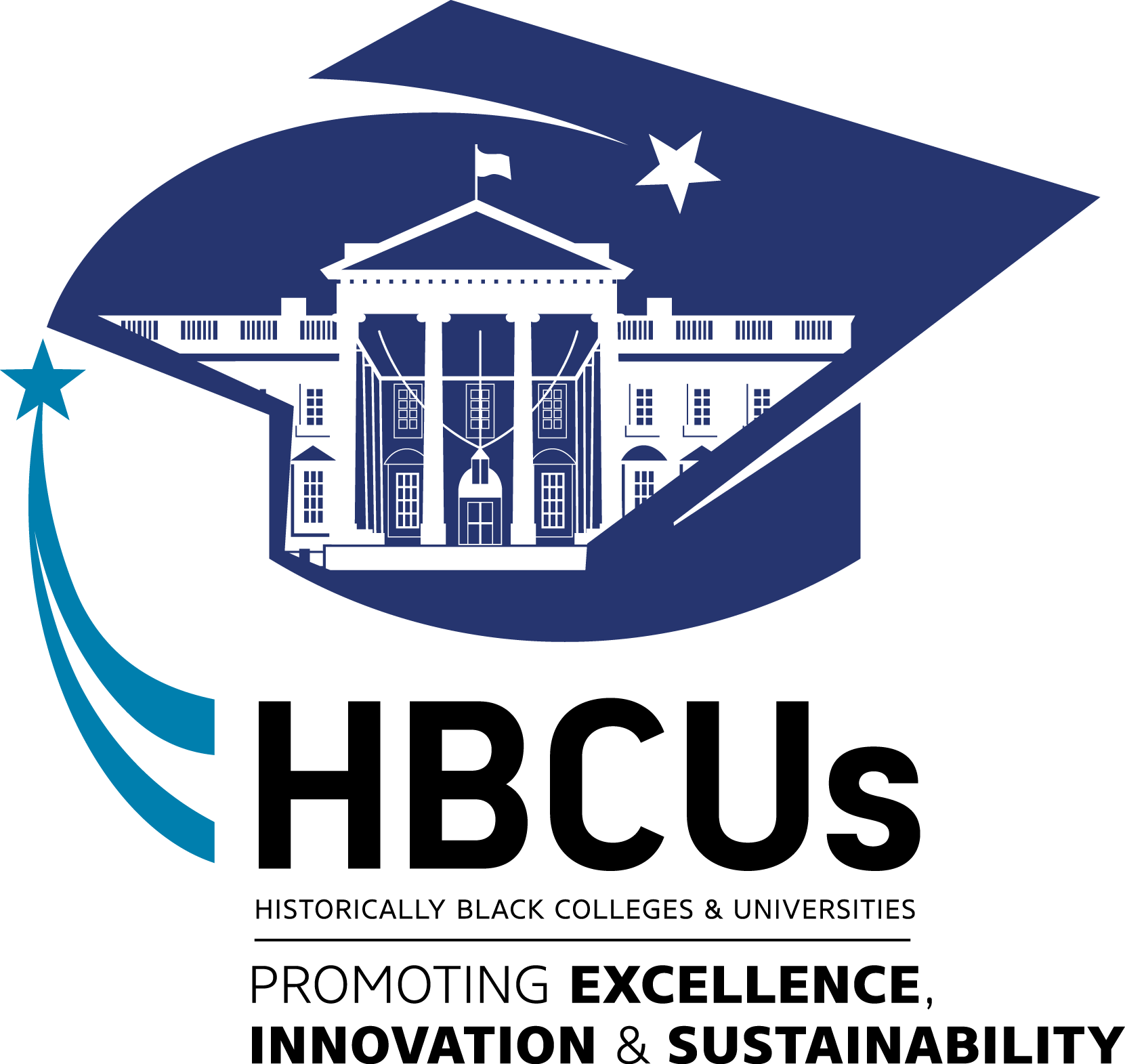 Hbcus Promoting Excellence, Innovation And Sustainability - Historically Black Colleges Logo (1661x1571), Png Download