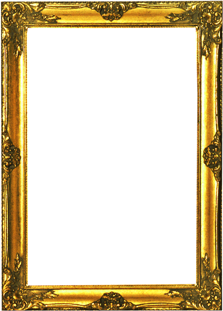 Molduras Para Quadros Png - Marcos De Cuadro De Renacimiento (533x642), Png Download