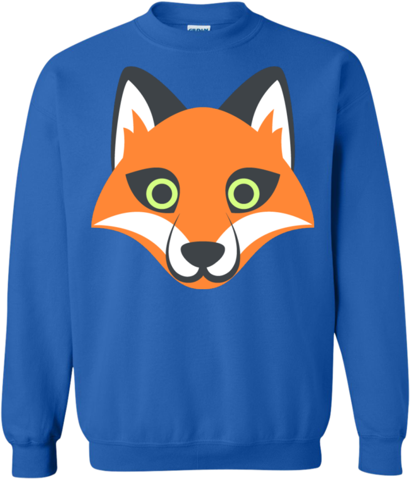 Fox Face Emoji Sweatshirt - My Journal: Fox Animal Emoji Journal - Blank Lined (960x960), Png Download