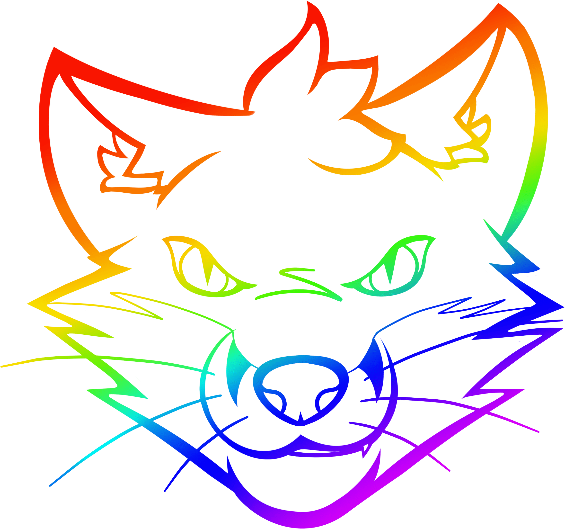 Fox Face - Illustration (3000x3000), Png Download