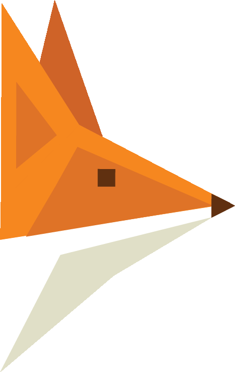 Little Fox - Pixel Fox (466x735), Png Download