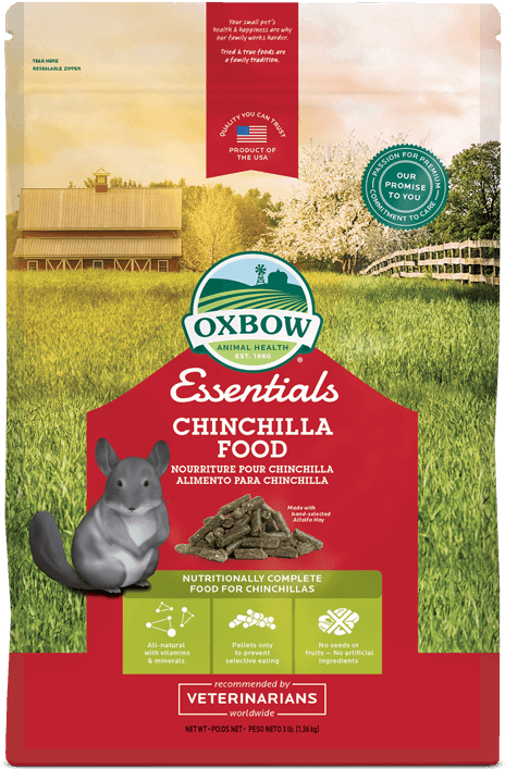 Essentials - Chinchilla Food - Oxbow Essentials Chinchilla Food (500x741), Png Download