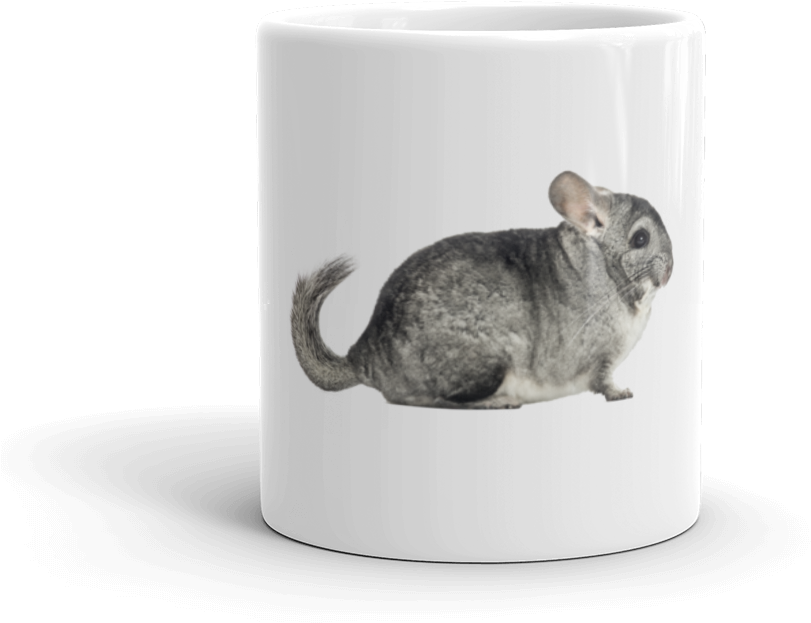 Chinchilla Mug - Pillow (1000x1000), Png Download