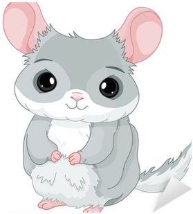 Caricatura De La Chinchilla (400x400), Png Download