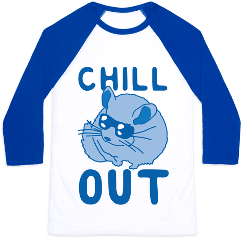 Chill Out Chinchilla Baseball - Under The Sea Shirt (484x484), Png Download