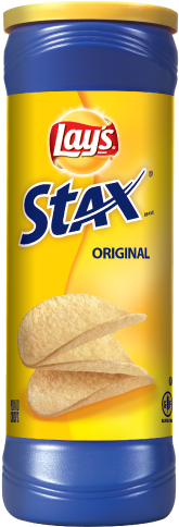 Lay's Stax® Original Potato Crisps - Lay's Stax Sour Cream And Onion (334x483), Png Download