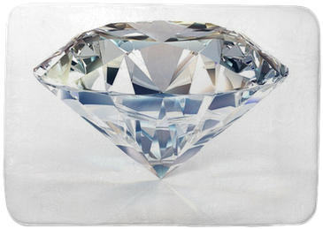 Diamond Jewelry On White Background Bath Mat • Pixers® - Diamante Sfondo Bianco (400x400), Png Download