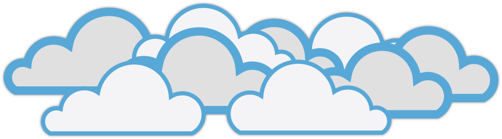 Vector Clouds10 - Portable Network Graphics (1000x336), Png Download
