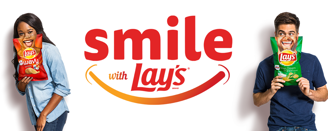 Photo Gallery - Smile With Lays Logo (1054x422), Png Download