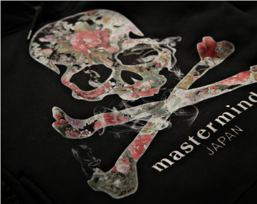 Mastermind Japan Floral Skull (500x500), Png Download