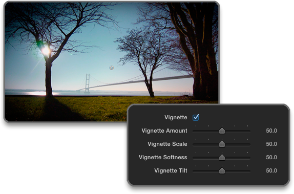 Switch Between A Light Vignette And A Dark Vignette, - Tree (575x391), Png Download