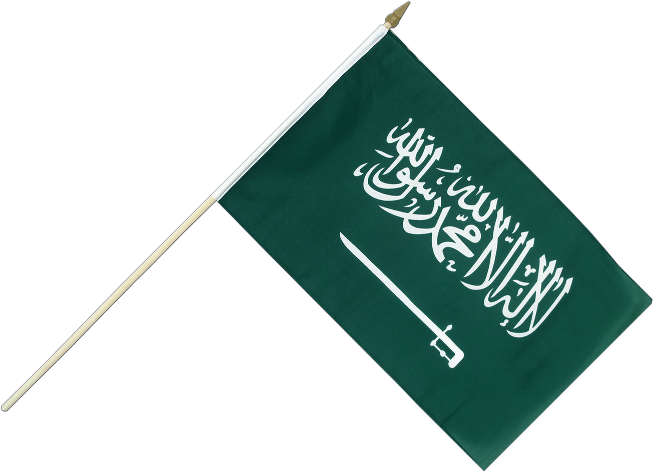 Hand Waving Flag 12x18" - Eder Flag Saudi Arabia Flag 4x6 Inch Mounted E Gloss (1500x1260), Png Download