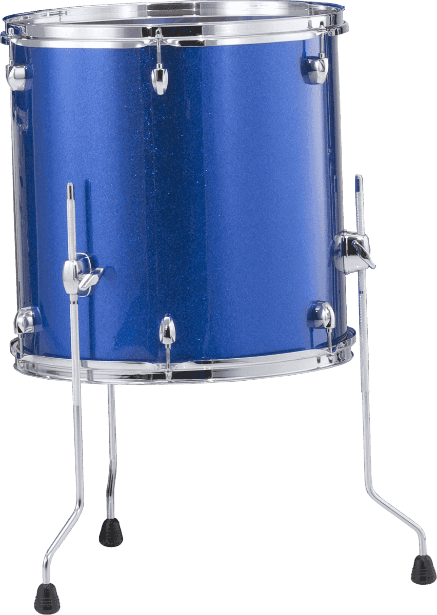 Image Export Floor Tom - Pearl Exx1616f/c-21 Floor Tom Electric Blue Sparkle (852x1200), Png Download