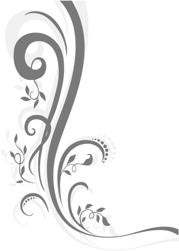 More Artists Like Black White Floral Divider By Toxicestea - Fancy Paint Line Png (894x894), Png Download