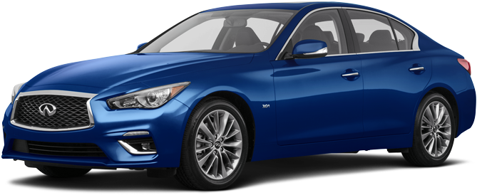 2019 Infiniti Q50 - 2016 Ford Fusion Blue (800x400), Png Download