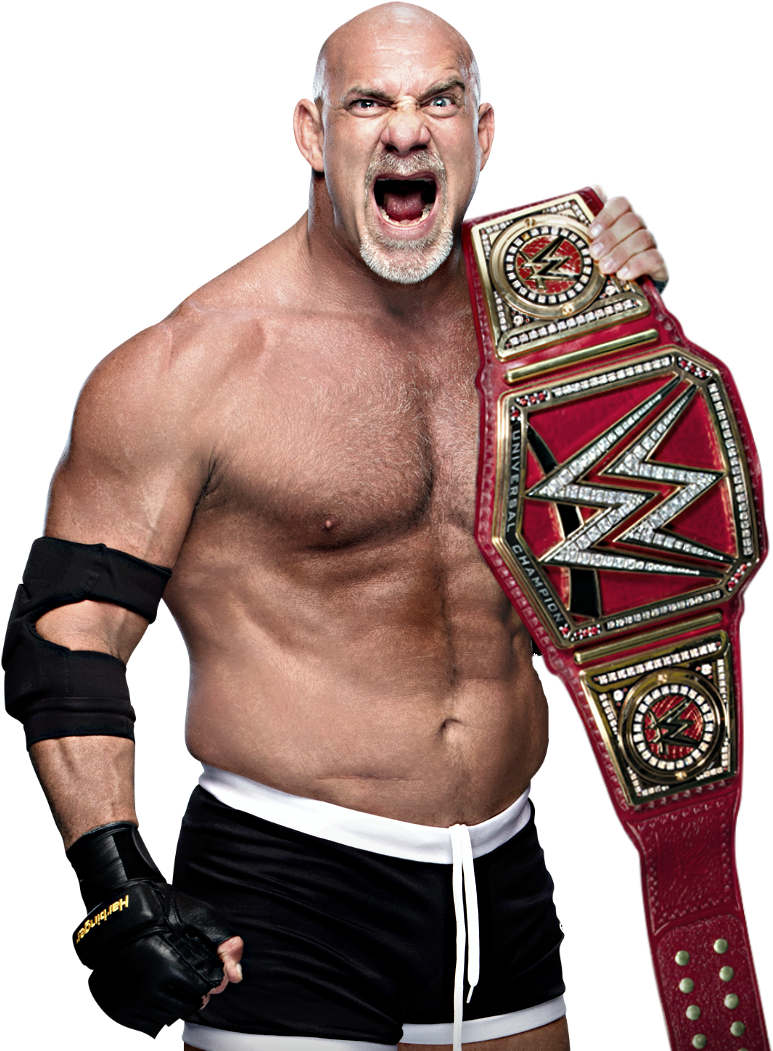 Some Huge News About The Universal Championship - Goldberg With Universal Championship (828x964), Png Download