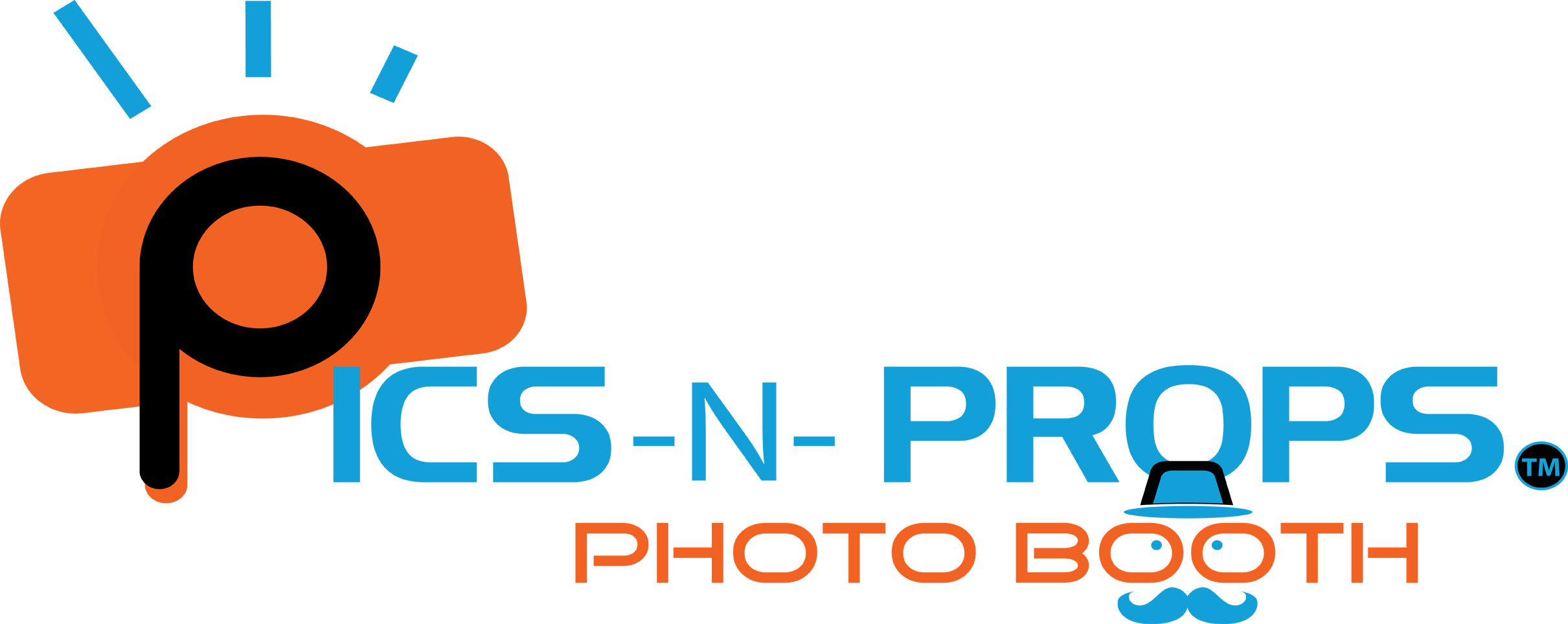 Pics N Props - Pics-n-props Photo Booth (2421x964), Png Download
