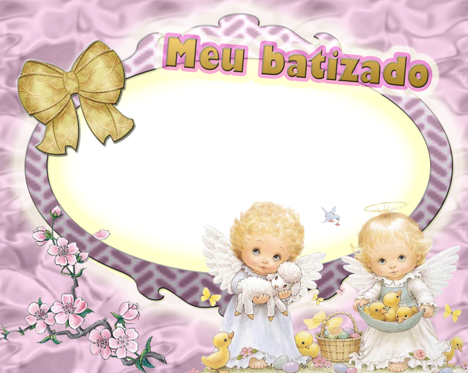 Molduras Para Batizado - Baptism (1600x1276), Png Download
