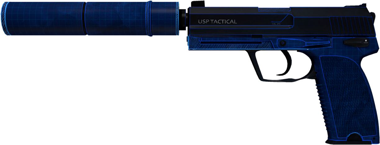 Usp-s - Blueprint - Skins Do Cs Go (1280x527), Png Download